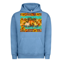 Pigment Pebble Blue Fall sweet fall Urban Hoodie - Artiststas