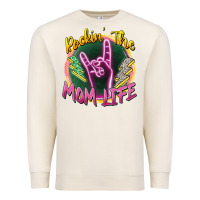 Sandshell rockin' the mom life Premium Sweatshirt - Zillion Design Studio