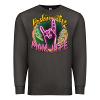 Smoke rockin' the mom life Premium Sweatshirt - Zillion Design Studio