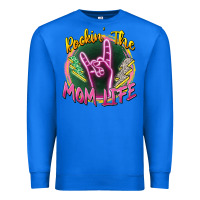 True Royal rockin' the mom life Premium Sweatshirt - Zillion Design Studio