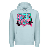 Blue Mist fuck cancer Premium Hoodie - AdoDesignShop