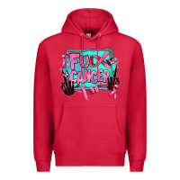 Cardinal fuck cancer Premium Hoodie - AdoDesignShop