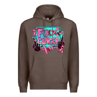 Coffee fuck cancer Premium Hoodie - AdoDesignShop