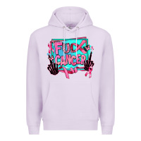 Lilac fuck cancer Premium Hoodie - AdoDesignShop