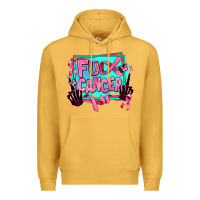 Mustard fuck cancer Premium Hoodie - AdoDesignShop