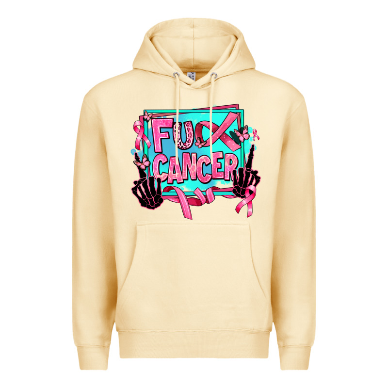 Fuck Cancer Premium Hoodie by AdoDesignShop | Teevron