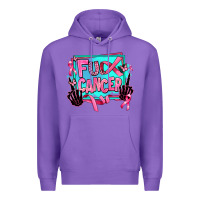 Purple fuck cancer Premium Hoodie - AdoDesignShop