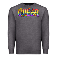 Charcoal Heather queer pride lgbtq Premium Sweatshirt - texasbilliewilder