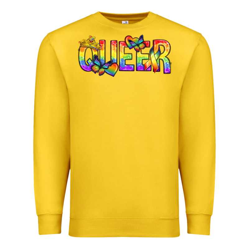 Queer Pride Lgbtq Premium Sweatshirt by texasbilliewilder | Teevron