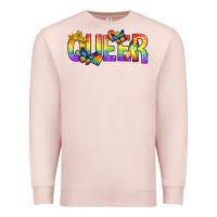 Pale Pink queer pride lgbtq Premium Sweatshirt - texasbilliewilder