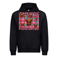 Black highland cow valentines Urban Hoodie - JahusDesignShop