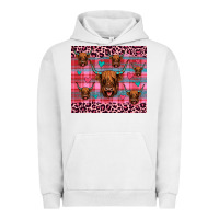 Pigment Lunar Rock highland cow valentines Urban Hoodie - JahusDesignShop