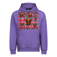 Tulip highland cow valentines Urban Hoodie - JahusDesignShop