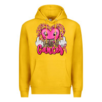 Lemon hey cancer with middle fingers Premium Hoodie - AdoDesignShop