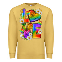 Antique Gold pride love Premium Sweatshirt - texasbilliewilder