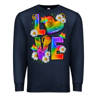 Navy pride love Premium Sweatshirt - texasbilliewilder