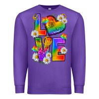 Purple pride love Premium Sweatshirt - texasbilliewilder
