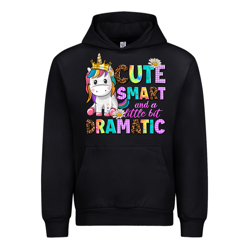 Cute Smart And A Little Bit Dramatic Unicorn Urban Hoodie by AdoDesignShop | Teevron