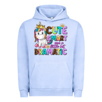 Pigment Grape Ice cute smart and a little bit dramatic unicorn Urban Hoodie - AdoDesignShop