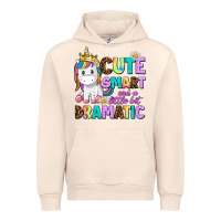 Sandshell cute smart and a little bit dramatic unicorn Urban Hoodie - AdoDesignShop