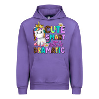 Tulip cute smart and a little bit dramatic unicorn Urban Hoodie - AdoDesignShop