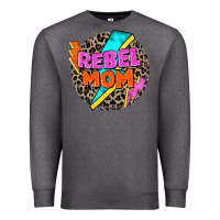 Charcoal Heather rebel mom Premium Sweatshirt - Zillion Design Studio