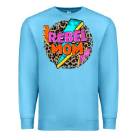 Ocean Blue rebel mom Premium Sweatshirt - Zillion Design Studio