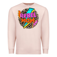 Pale Pink rebel mom Premium Sweatshirt - Zillion Design Studio