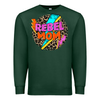 Sports Green rebel mom Premium Sweatshirt - Zillion Design Studio
