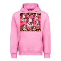 Fuchsia Pink calf valentines tumbler Urban Hoodie - JahusDesignShop