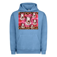 Pigment Pebble Blue calf valentines tumbler Urban Hoodie - JahusDesignShop