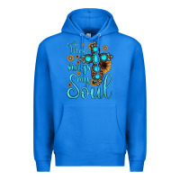 True Royal then sings my soul cross Premium Hoodie - JahusDesignShop