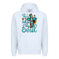 White then sings my soul cross Premium Hoodie - JahusDesignShop