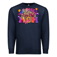 Navy oh honey i am that mom Premium Sweatshirt - Zillion Design Studio