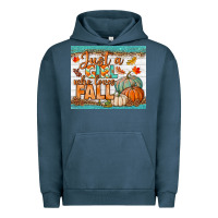 Pigment Midnight Navy Just A Girl Who Loves Fall Mousepad Urban Hoodie - BundleAndBundleShop