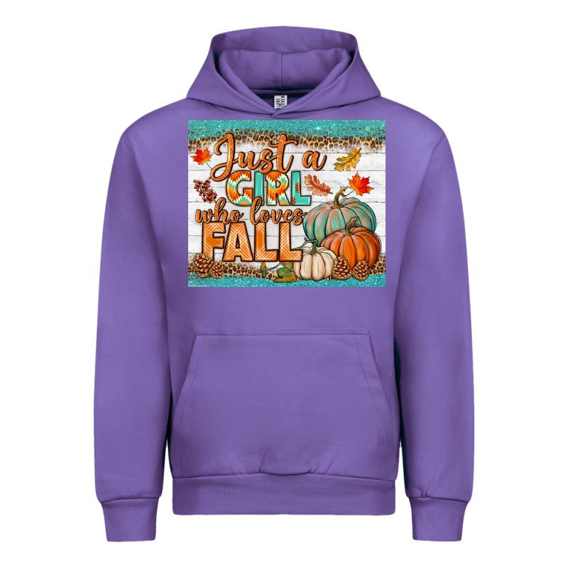 Just A Girl Who Loves Fall Mousepad Urban Hoodie by BundleAndBundleShop | Teevron