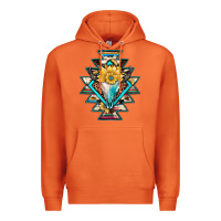 Carrot cowhide leopard bull skull aztec Premium Hoodie - JahusDesignShop