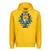 Lemon cowhide leopard bull skull aztec Premium Hoodie - JahusDesignShop