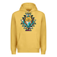 Antique Gold cowhide leopard bull skull aztec Premium Hoodie - JahusDesignShop