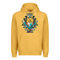 Mustard cowhide leopard bull skull aztec Premium Hoodie - JahusDesignShop