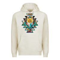 Oatmeal Heather cowhide leopard bull skull aztec Premium Hoodie - JahusDesignShop