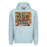 Blue Mist protected husband saved by jesus Premium Hoodie - JahusDesignShop