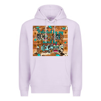 Lilac protected husband saved by jesus Premium Hoodie - JahusDesignShop
