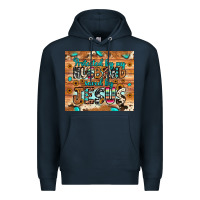 Navy protected husband saved by jesus Premium Hoodie - JahusDesignShop