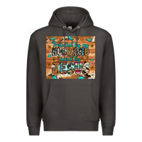 Smoke protected husband saved by jesus Premium Hoodie - JahusDesignShop
