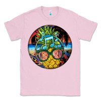 Bubblegum Pink pineapple relaxing Classic Tee - BarkalooDesign