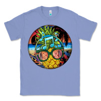 Colony Blue pineapple relaxing Classic Tee - BarkalooDesign