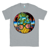 Heather Grey pineapple relaxing Classic Tee - BarkalooDesign