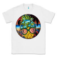 White pineapple relaxing Classic Tee - BarkalooDesign