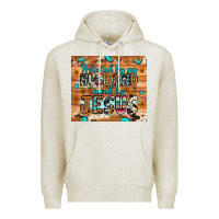 Oatmeal Heather protected husband saved by jesus Premium Hoodie - JahusDesignShop